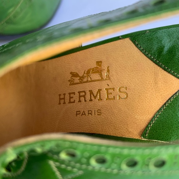 Hermés Green Shoes 35 - Picture 7 of 12
